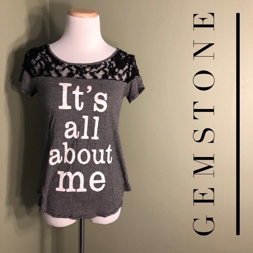 M gemstone shirt